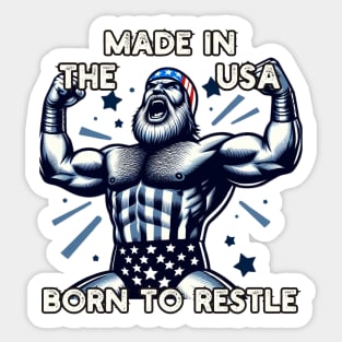 USA Wrestling Sticker